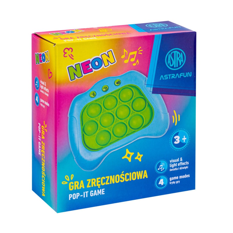 POP-IT ASTRAFUN Neon ✓ svítící senzorická hračka pro děti – barevná zábava POP-IT ASTRAFUN Neon ✓ svítící senzorická hračka pro děti – barevná zábava