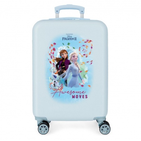 Luxusný detský ABS cestovný kufor DISNEY FROZEN Awesome Moves, 34L – kvalitný a štýlový kufor pre deti