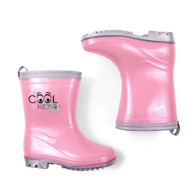 Perletti Cool Kids Perlato Rosa | 🌧️ Detské reflexné gumáky s perleťovým efektom Perletti Cool Kids Perlato Rosa | 🌧️ Detské reflexné gumáky s perleťovým efektom