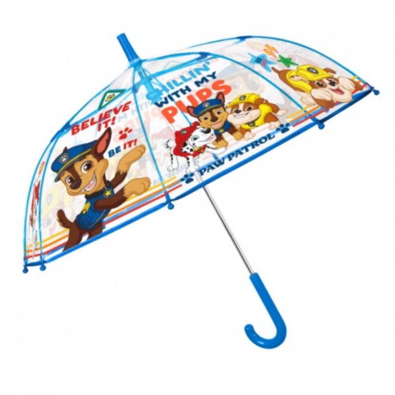 Dětský průhledný deštník Perletti Kids s motivem Paw Patrol potěší všechny fanoušky oblíbené pohádky. Lehká konstrukce a Dětský průhledný deštník Perletti Kids s motivem Paw Patrol potěší všechny fanoušky oblíbené pohádky. Lehká konstrukce a
