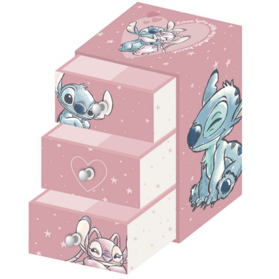 Lilo & Stitch krabička ♥ úložná kartónová krabička 12×12×7 cm