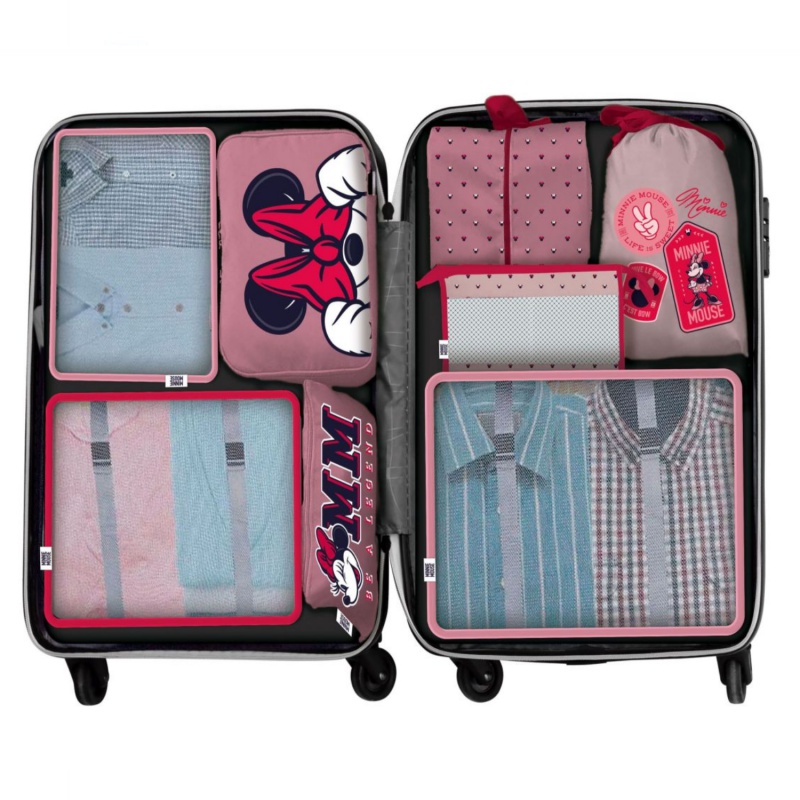 Cestovná sada organizérov Minnie Mouse – 8 ks