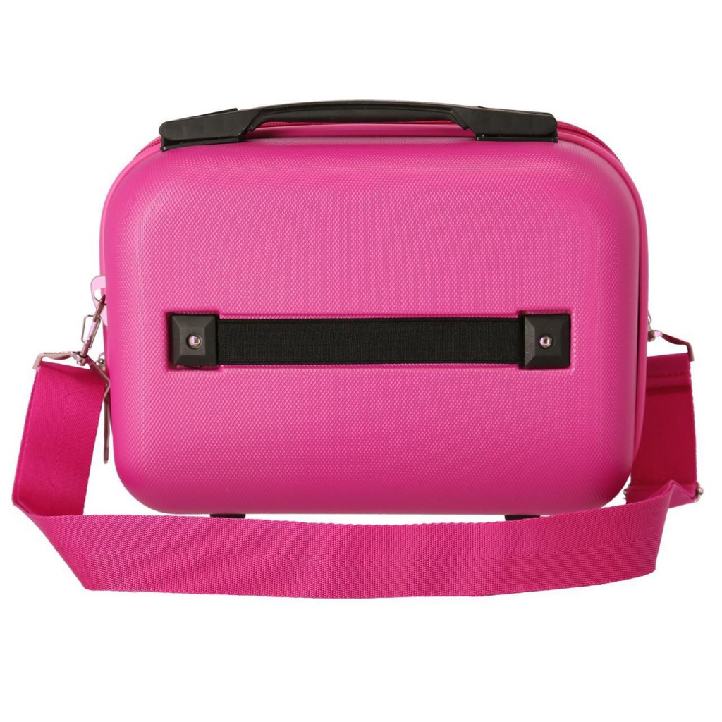 Kompaktní a odolný kosmetický kufřík Minnie Mouse Have A Good Time potěší všechny milovnice Disneyho. Vyroben z pevného ABS pla