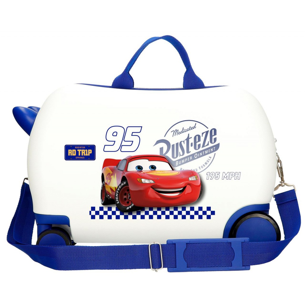 Detský kufor / odrážadlo Disney Cars Trip 25L | Blesk McQueen | Joummabags | ZdenkaTri.sk