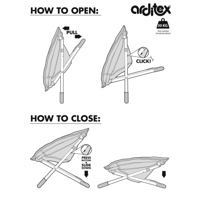 Dětské skládací křeslo Lilo & Stitch 50x50x50 cm | Arditex | ZdenkaTri.sk