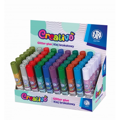 ASTRA Creativo glitrové lepidlo 10,5 ml | mix farieb s trblietkami | ZdenkaTri.sk