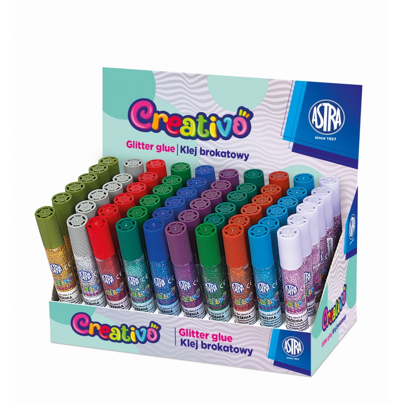 ASTRA Creativo glitrové lepidlo 10,5 ml | mix farieb s trblietkami | ZdenkaTri.sk