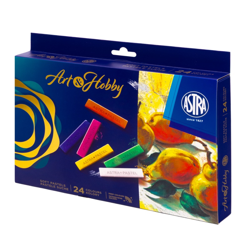 Suchý pastel Art&Hobby 24 ks – umelecké suché pastely