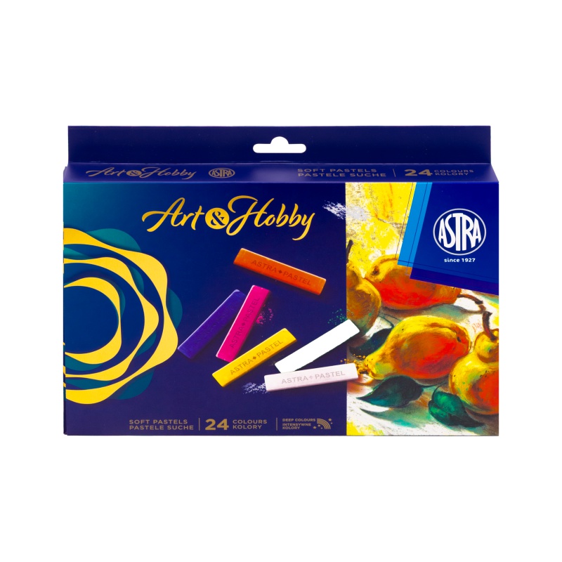 Suchý pastel Art&Hobby 24 ks – umelecké suché pastely