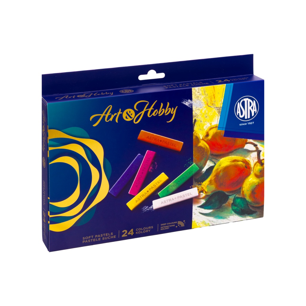 Suchý pastel Art&Hobby 24 ks – umelecké suché pastely