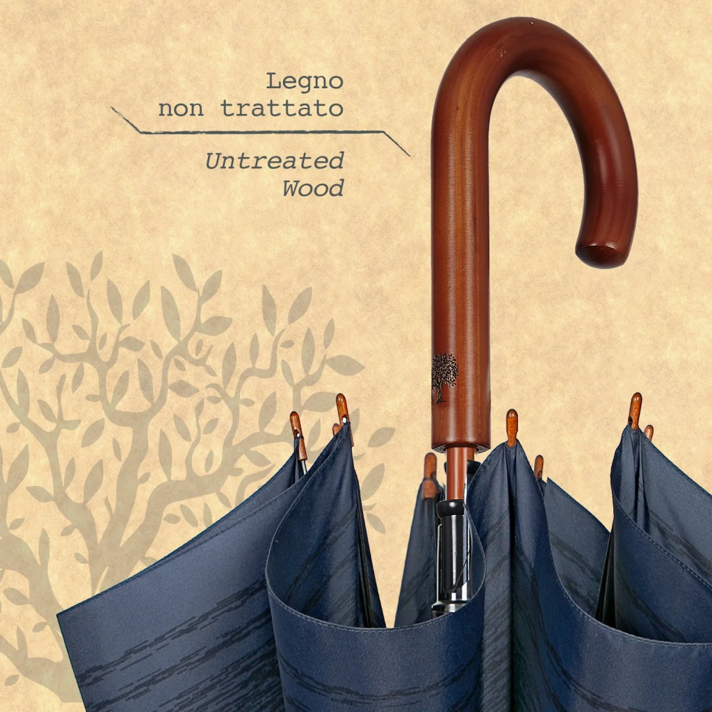 Pánsky automatický palicový dáždnik Perletti Green / modrý, 19163