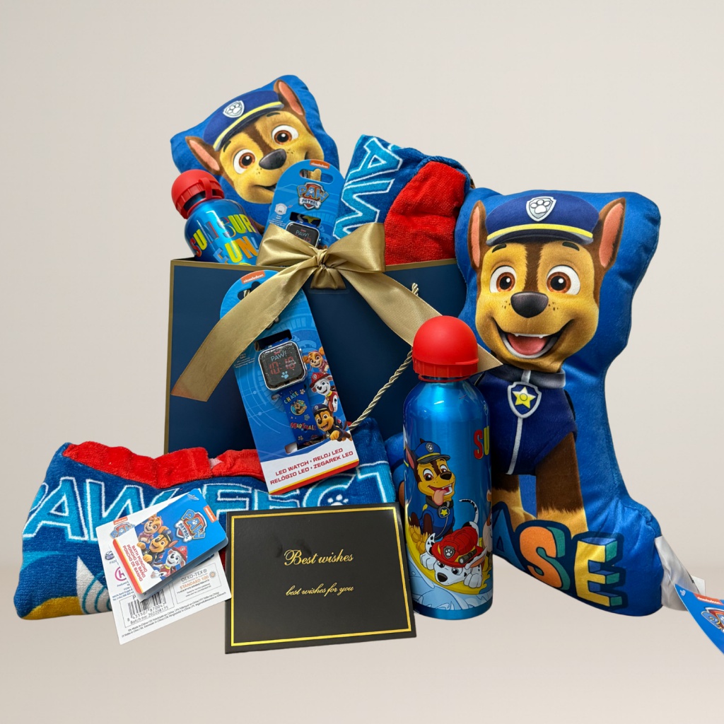 Darčekový balíček PAW Patrol Chase – exkluzívny set pre deti v luxusnej taške | ZdenkaTri.sk