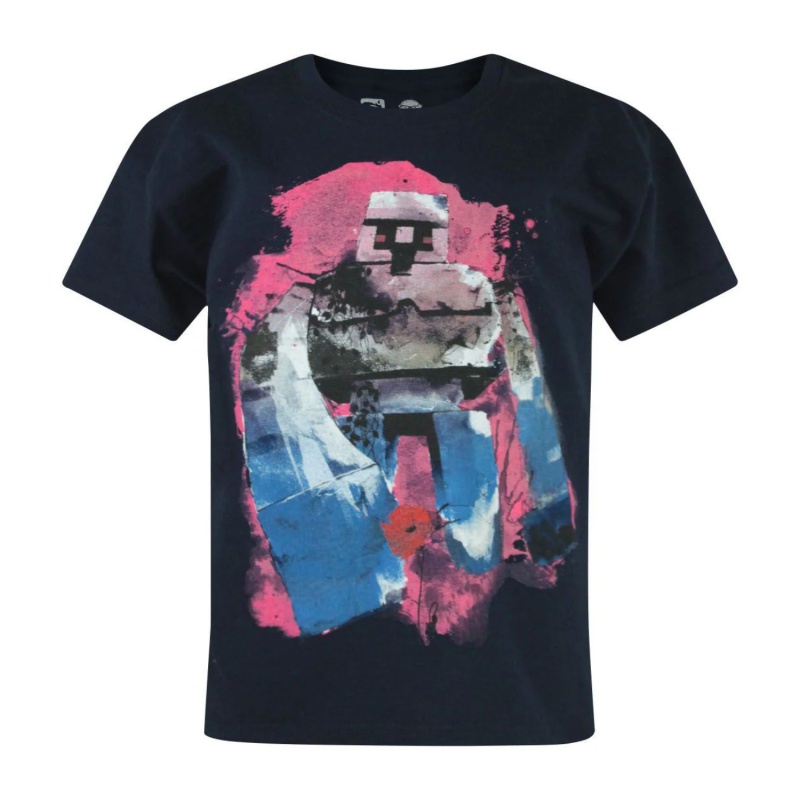 Pánske bavlnené tričko MINECRAFT Golem