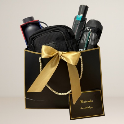 Luxusný pánsky darčekový set v čiernej taške – hotový darček pre mužov | ZdenkaTri.sk