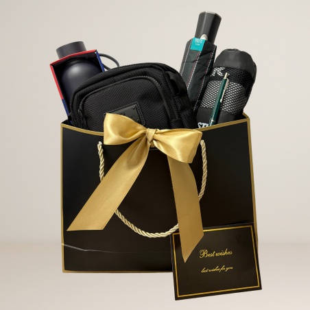 Luxusní pánský dárkový set v černé tašce - hotový dárek pro muže | ZdenkaTri.sk