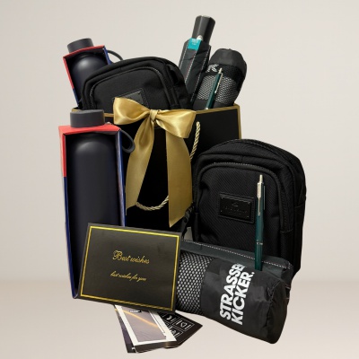 luxusny-pansky-darcekovy-set-v-elegantnej-ciernej-taske-so-zlatou-maslou