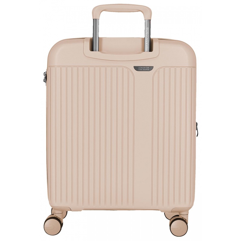 Kufor MOVOM New Trendy Beige 55×40×20 cm | Príručný, ľahký, ABS, TSA, expandovateľný ✓
