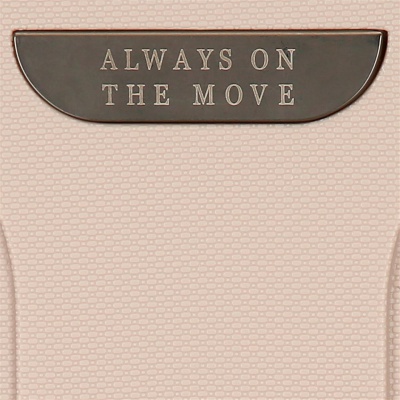 Kufr MOVEM New Trendy Beige 55×40×20 cm | Příruční, lehký, ABS, TSA, expandovatelný ✓