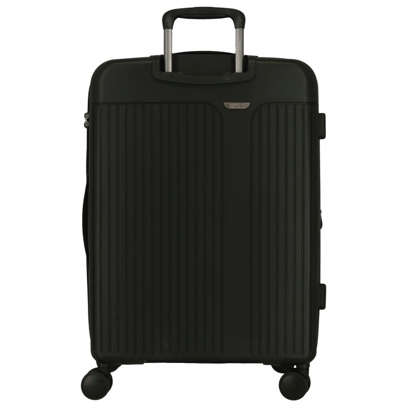 Sada kufrov Movom New Trendy Black – 40×55×20 cm + 48×67×27 cm | Odolné PP, TSA, Expand ✓