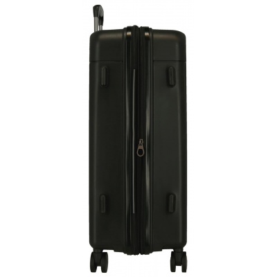 Sada kufrov Movom New Trendy Black – 40×55×20 cm + 48×67×27 cm | Odolné PP, TSA, Expand ✓