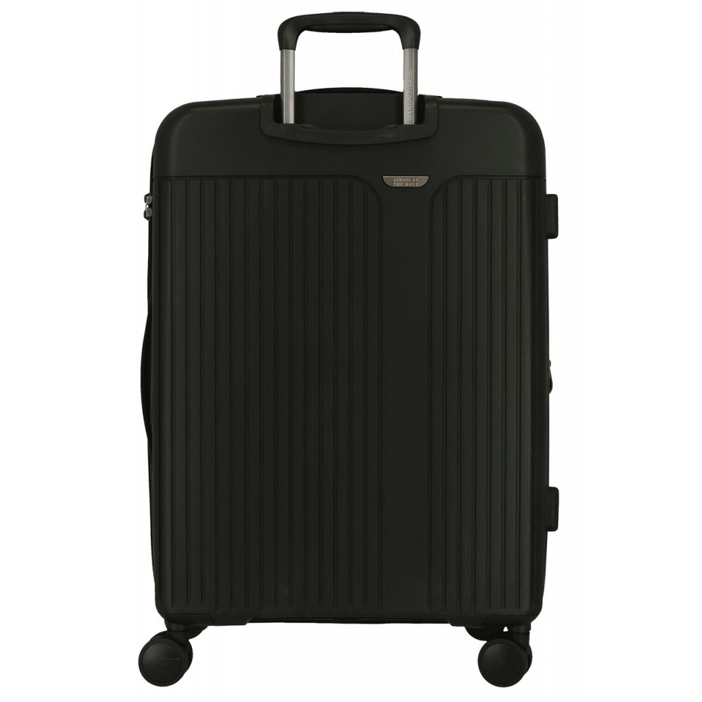 Veľký kufor MOVOM New Trendy Black 108 L – odolný polypropylénový kufor s TSA zámkom