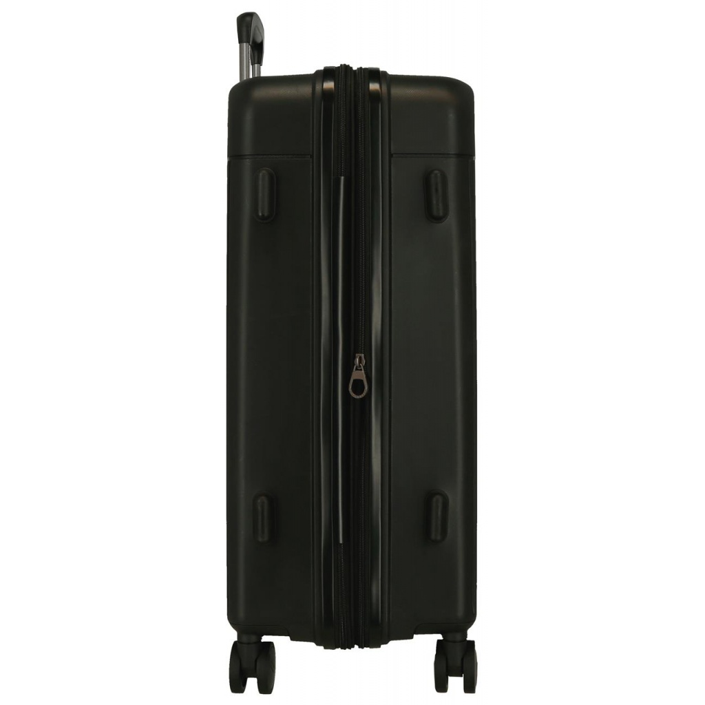 Veľký kufor MOVOM New Trendy Black 108 L – odolný polypropylénový kufor s TSA zámkom