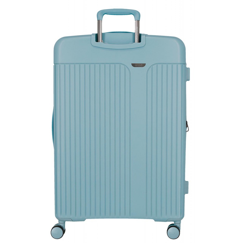 Veľký kufor MOVOM New Trendy Turquoise 108 L – pevný expandovateľný kufor s TSA zámkom