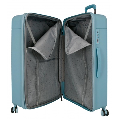 Veľký kufor MOVOM New Trendy Turquoise 108 L – pevný expandovateľný kufor s TSA zámkom