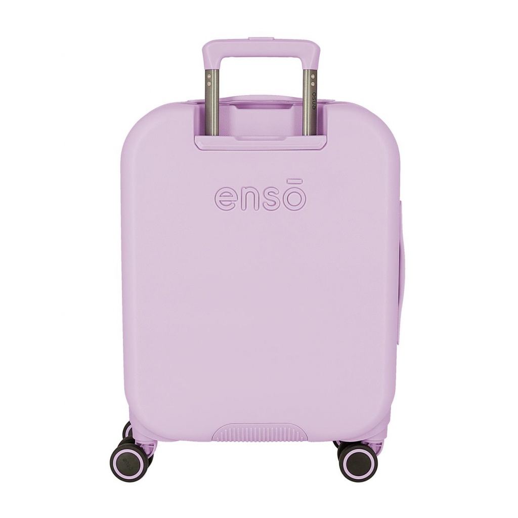 Luxusní kabinový kufr Lilo & Stitch You Are Magical 55 cm - fialový, ABS, TSA zámek