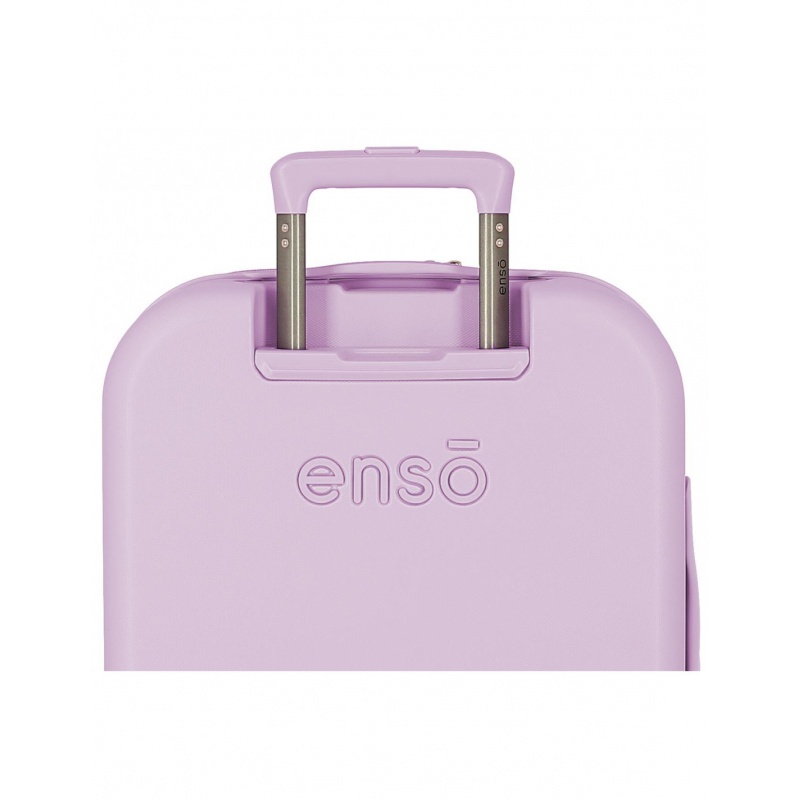 Luxusný kabínový kufor Lilo & Stitch You Are Magical 55 cm – fialový, ABS, TSA zámok