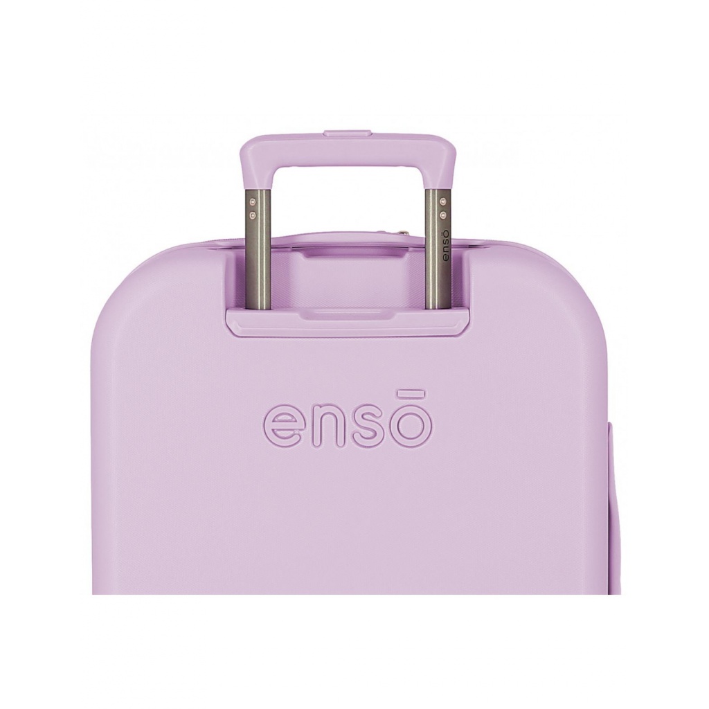 Luxusní kabinový kufr Lilo & Stitch You Are Magical 55 cm - fialový, ABS, TSA zámek