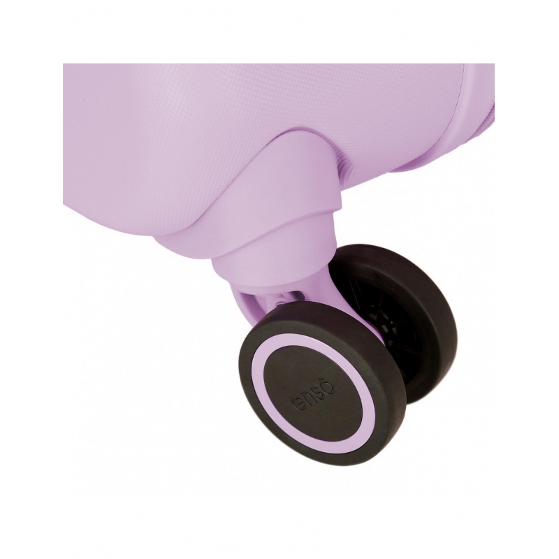 Luxusní kabinový kufr Lilo & Stitch You Are Magical 55 cm - fialový, ABS, TSA zámek