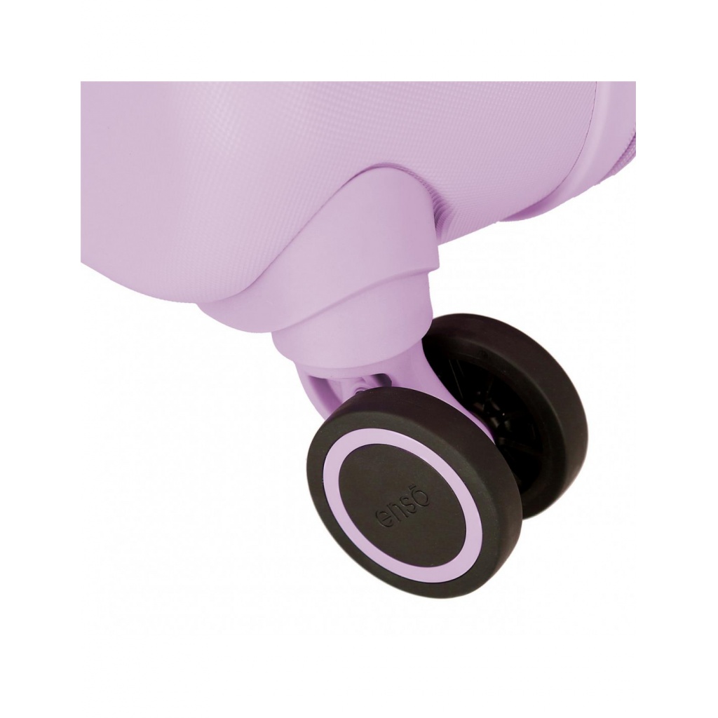 Luxusný kabínový kufor Lilo & Stitch You Are Magical 55 cm – fialový, ABS, TSA zámok