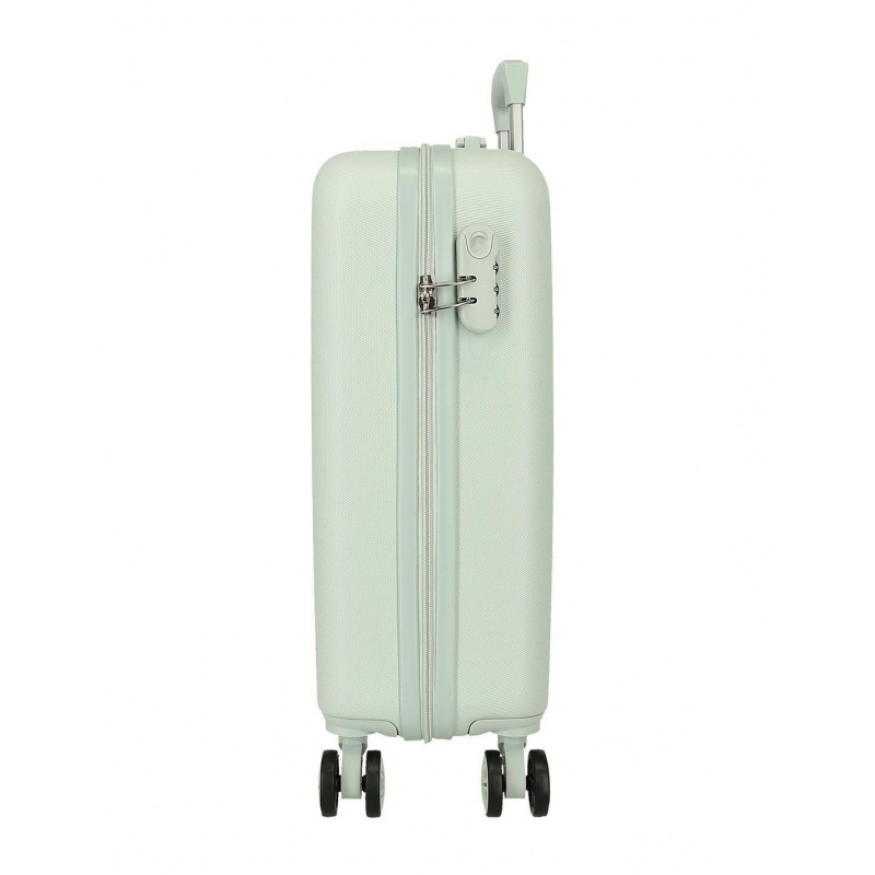 Kabinový kufr Lilo & Stitch Cuddles Are The Best 55 cm – mintový, ABS, číselný zámek