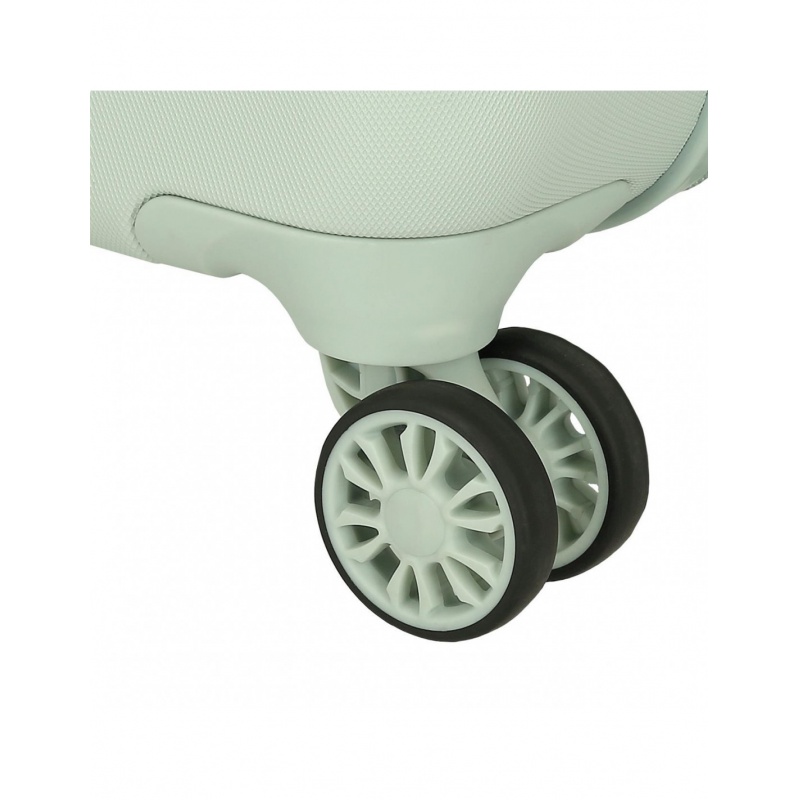 Kabinový kufr Lilo & Stitch Cuddles Are The Best 55 cm – mintový, ABS, číselný zámek