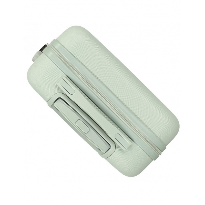 Kabínový kufor Lilo & Stitch Cuddles Are The Best 55 cm – mintový, ABS, číselný zámok