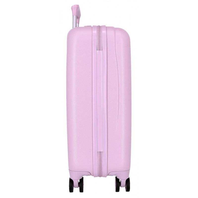 ABS cestovní kufr Disney Frozen Close to the Heart 55×38×20 cm – růžový dětský kufr