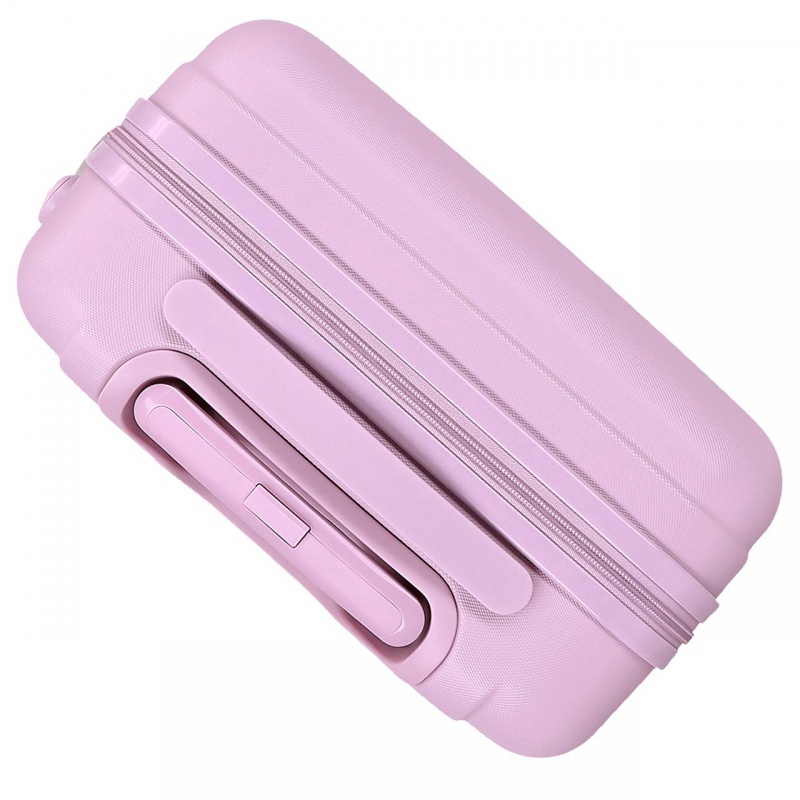 ABS cestovný kufor Disney Frozen Close to the Heart 55×38×20 cm – ružový detský kufor