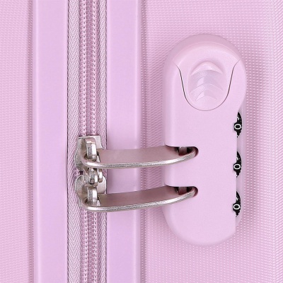 ABS cestovní kufr Disney Frozen Close to the Heart 55×38×20 cm – růžový dětský kufr