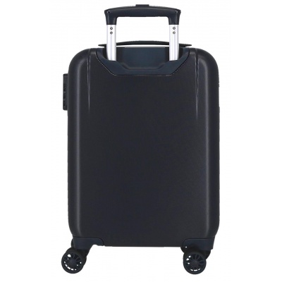 Dětský bílý kufr Lilo & Stitch Happy - 33 l, ABS plast, číselný zámek