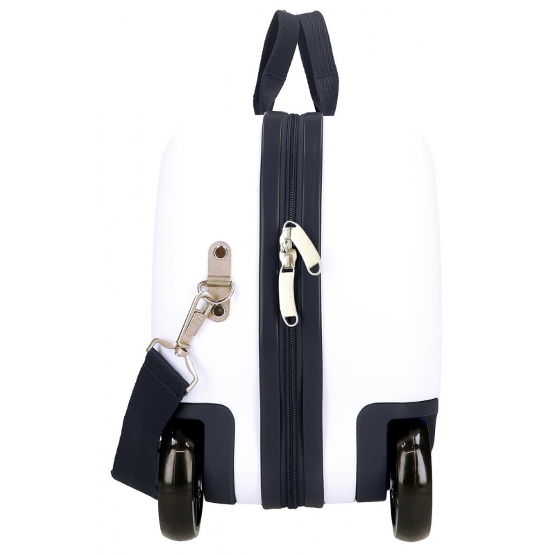 Detský biely kufor a odrážadlo Lilo & Stitch Happy – 25 l, ABS plast