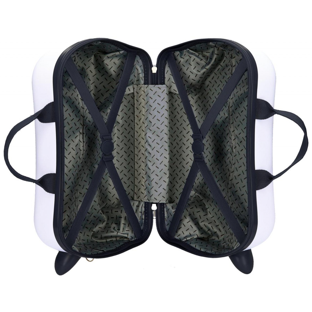 Dětský bílý kufr a odrážedlo Lilo & Stitch Happy - 25 l, ABS plast