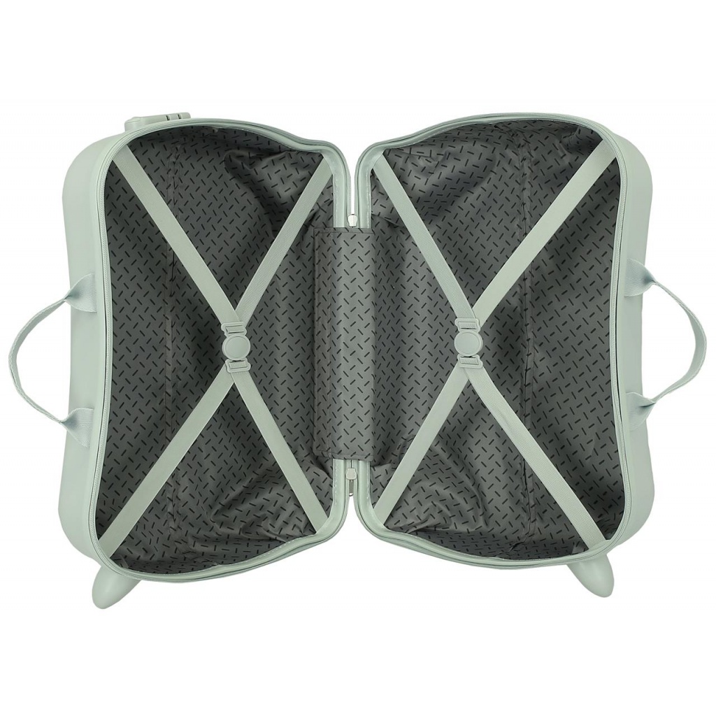 Dětský kufr a odrážedlo Lilo & Stitch Cuddles Are The Best - zelený ABS 34 l