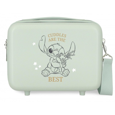 Kozmetický kufrík Lilo & Stitch Cuddles Are The Best – zelený ABS, 9 l