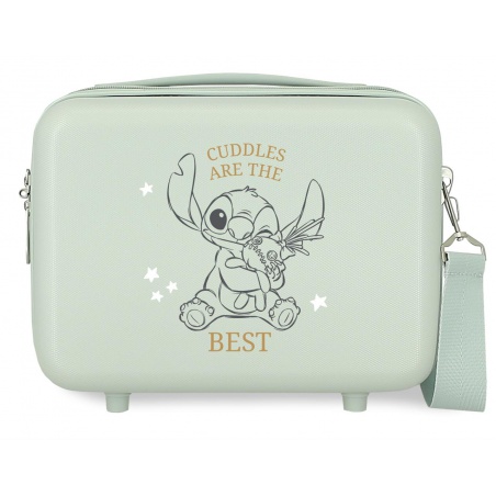 Kozmetický kufrík Lilo & Stitch Cuddles Are The Best – zelený ABS, 9 l