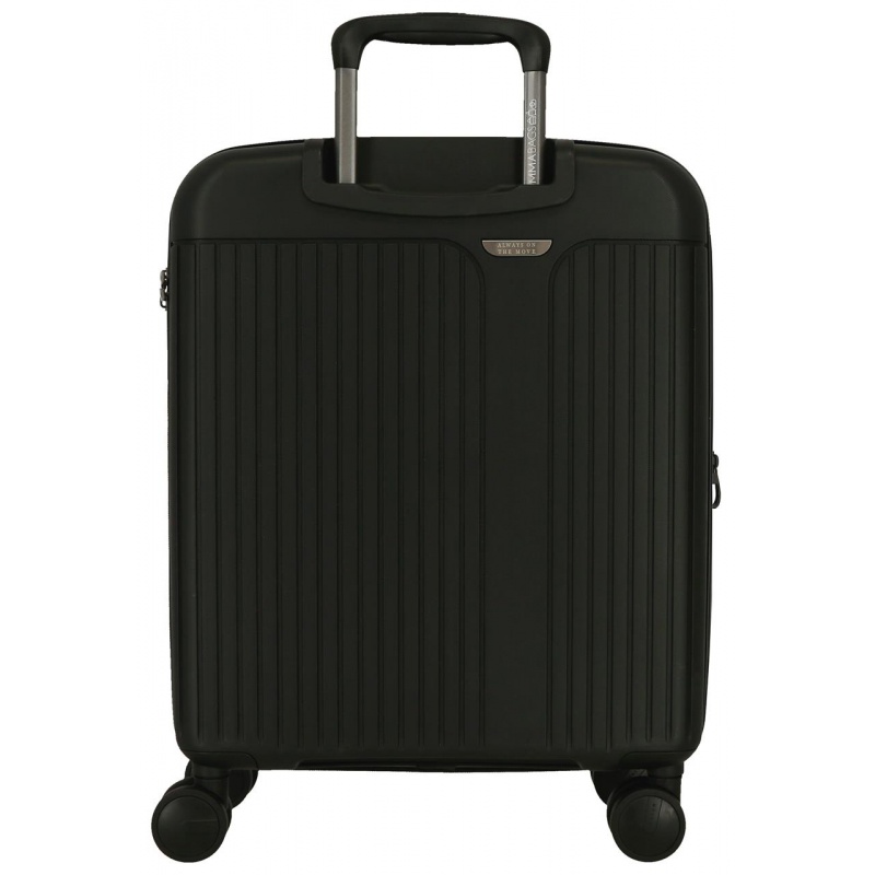 Kabínový kufor MOVOM New Trendy Black 55 cm – tvrdý polypropylén, TSA, expandovateľný