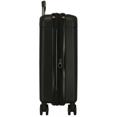 Kabínový kufor MOVOM New Trendy Black 55 cm – tvrdý polypropylén, TSA, expandovateľný