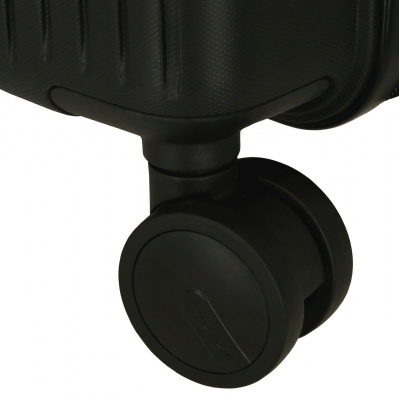 Kabínový kufor MOVOM New Trendy Black 55 cm – tvrdý polypropylén, TSA, expandovateľný