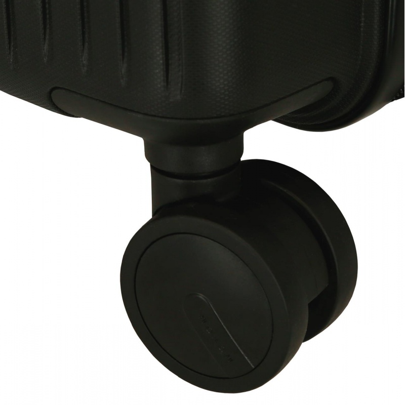 Kabínový kufor MOVOM New Trendy Black 55 cm – tvrdý polypropylén, TSA, expandovateľný