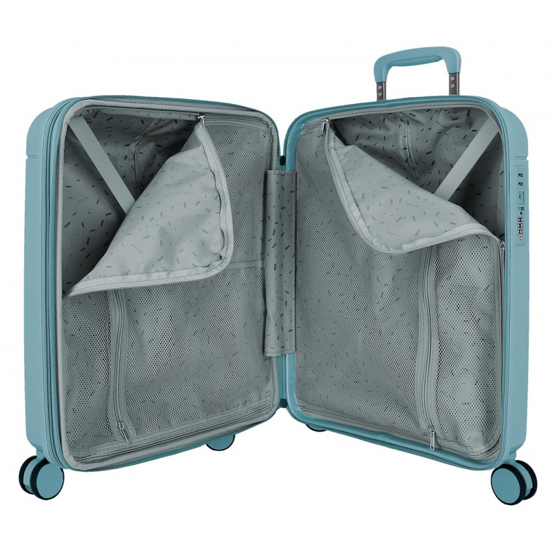 Cestovný kufor Movom New Trendy Turquesa 55×40×20 cm | Kabínový kufor 44L